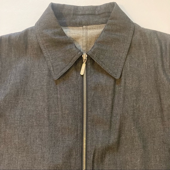 CoStume NATIONAL HOMME men’s lightweight denim jacket with zipper details - Picture 5 of 9